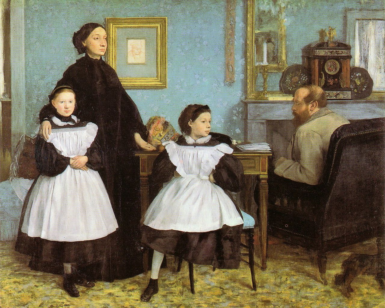 Edgar degas, La Famille Bellelli, 1867