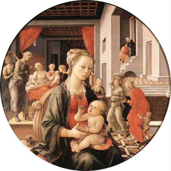 Filippo Lippi, Tondo Bartolini, Palais Pitti